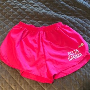 NWOT Pink Delta Gamma Shorts